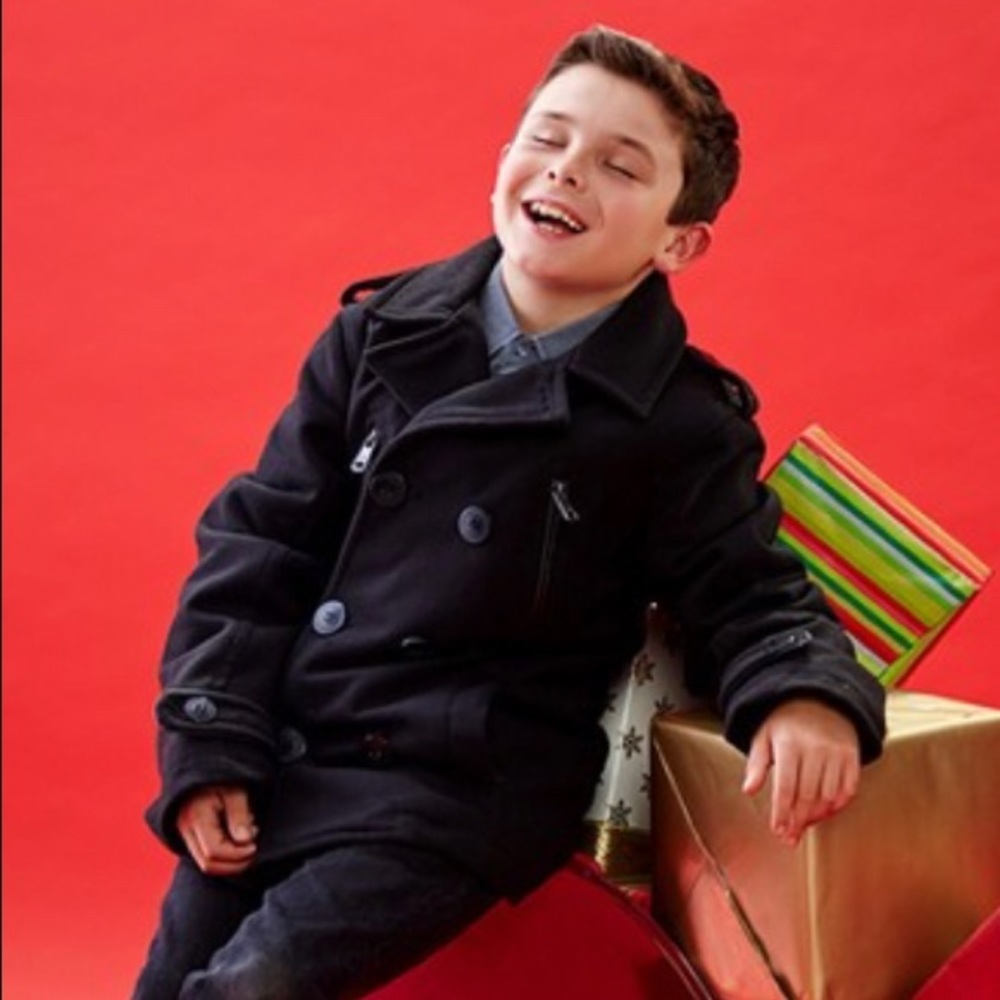 Boys Peacoat